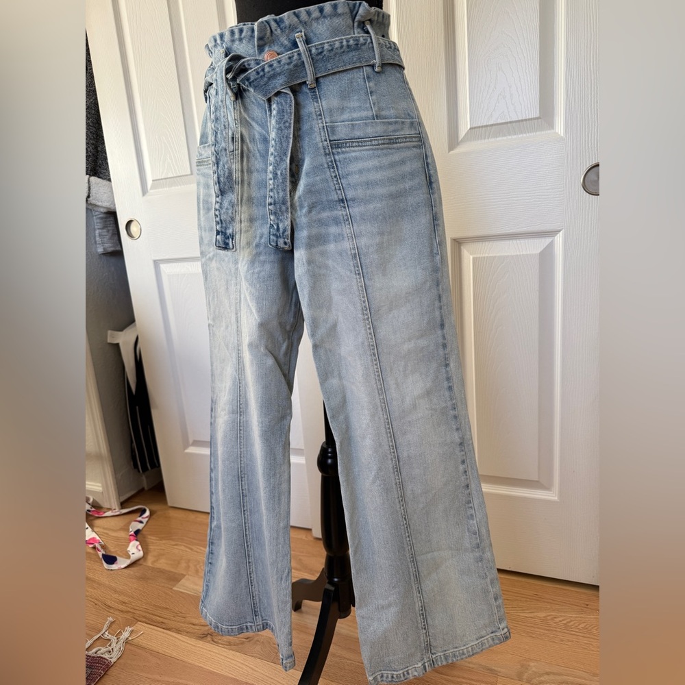 Porter Blue Women's Light Blue Wide-Leg Jeans - Picture 2 of 7